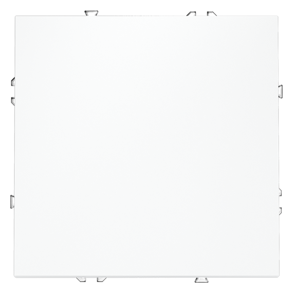 Выключатель с самовозвратом встраиваемый VOLTUM S70 одноклавишный 10А, (белый матовый)