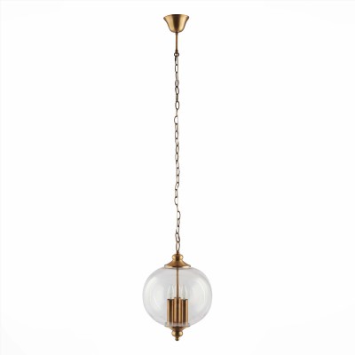 SL362.203.03 Светильник подвесной ST-Luce Золотистый/Прозрачный E14 3*60W