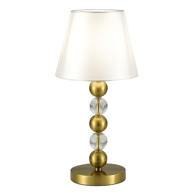 SL2003.304.01 Прикроватная лампа ST-Luce латунь/белый E27 1*40W