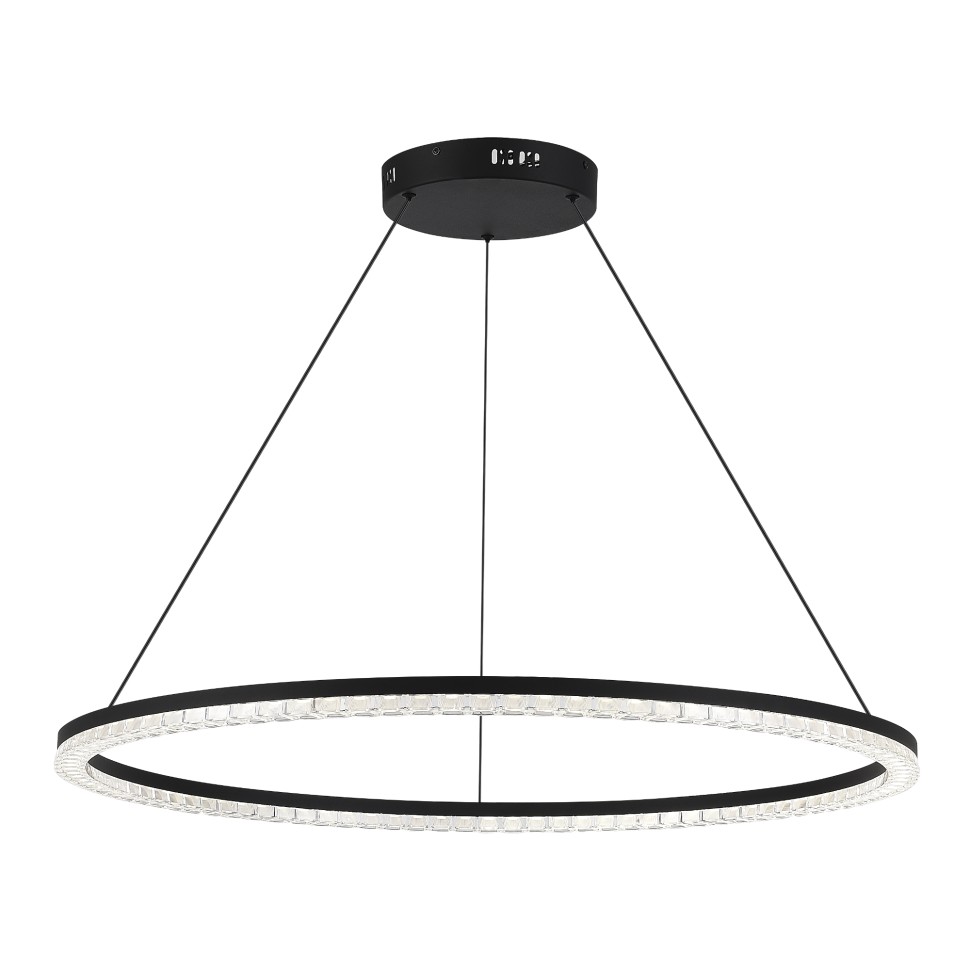 SL1018.413.01 Светильник подвесной ST-Luce черный/прозрачный LED 1*54W 4000K