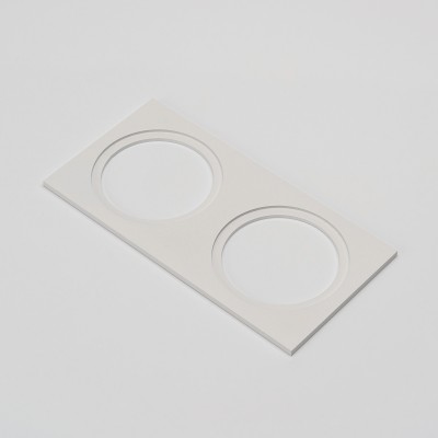 Рамка двойная для MINI COMBO, квадратная, белая MINI-COMBO-S2-BL 010301