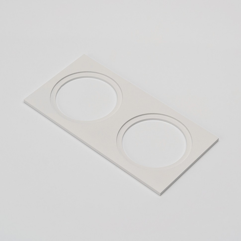 Рамка двойная для MINI COMBO, квадратная, белая MINI-COMBO-S2-BL 010301