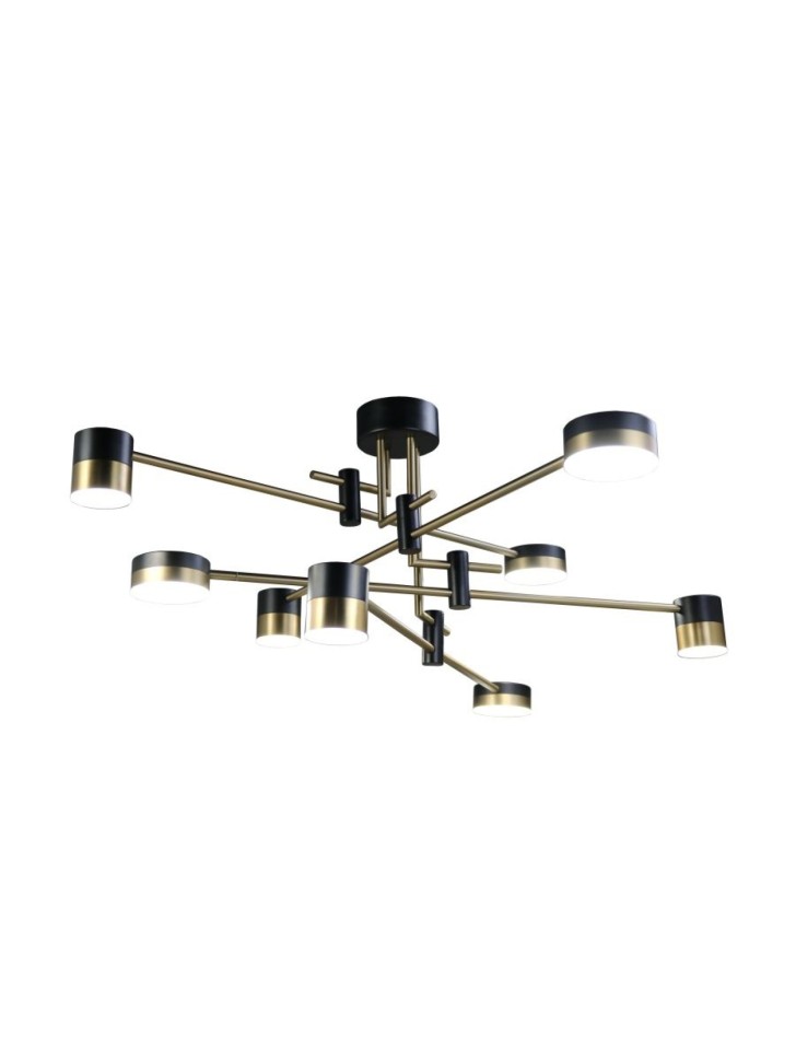 Люстра ZORTES LUNAR ZRS.1805.08 Мощность-80Вт Тип лампы: Встроенный  Встроенный LED