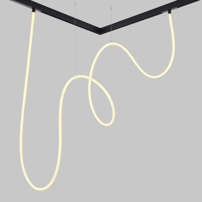 ST684.436.60 Гибкий светодиодный светильник Черный LED 1*60W 3000K Lm Ra80 360° IP20 L5 000xW-xH- 48