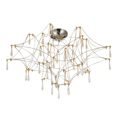 SL6601.102.78 Светильник потолочный ST-Luce Хром/Прозрачный LED 78*0,35W 3000K