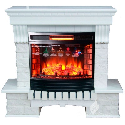Каминокомплект Inter Flame Экстер Лофт с очагом Panoramic 25 LED FX