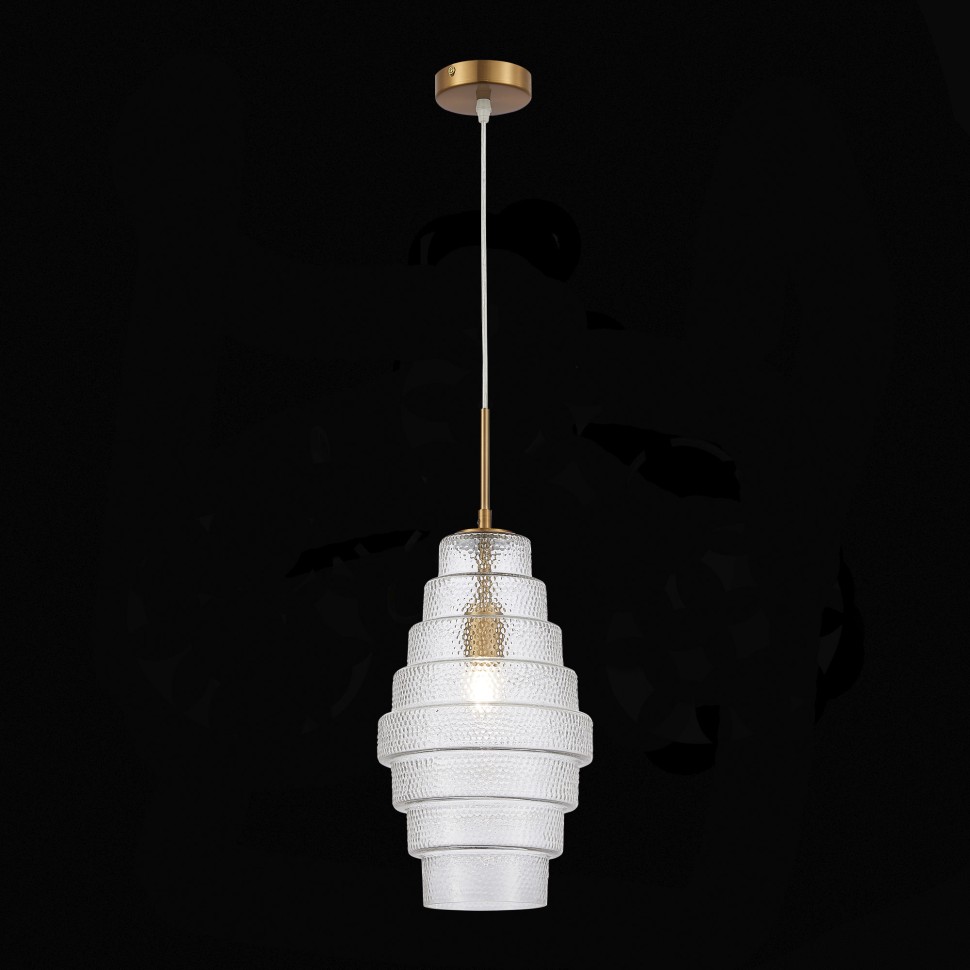 SL1001.213.01 Подвес ST-Luce Латунь/Прозрачный E27 1*40W