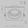 Встраиваемый светильник Technical DL026-2-01W