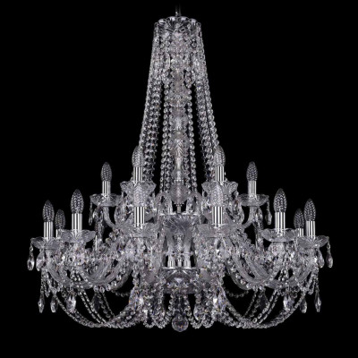 Подвесная люстра Bohemia Ivele 1406/12+6/300/h-95/2d Ni