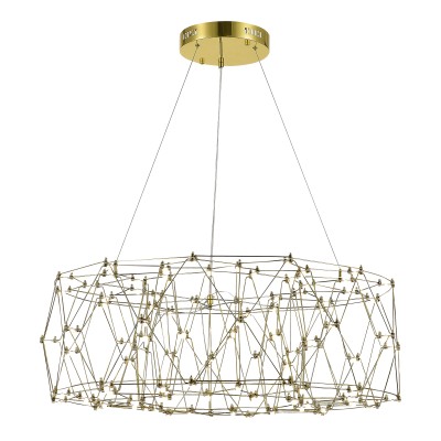 SL6602.203.48 Светильник подвесной ST-Luce Золотистый/Прозрачный LED 1*48W 4000K