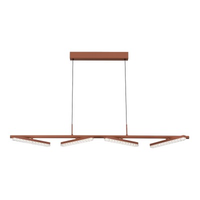 SL1018.603.04 Светильник подвесной ST-Luce терракотовый/прозрачный LED 1*32W 4000K