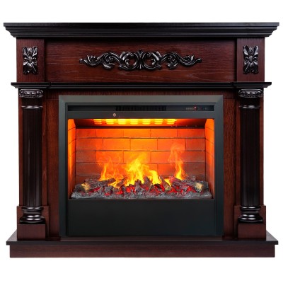 Электрокамин Silvia 26 AO с очагом 3D Helios 26