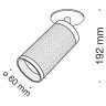 Встраиваемый светильник Technical C037CL-01G