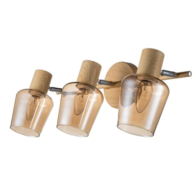 Настенные светильники Споты Escada 691/3P E14*40W Wood