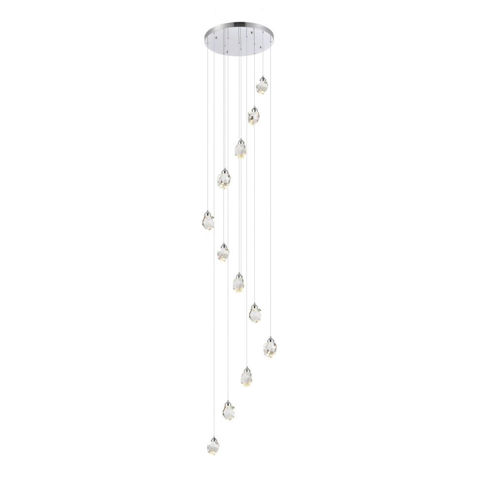 SL6114.103.12 Светильник подвесной ST-Luce Хром/Прозрачный LED 12*3W 3000K